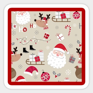 Christmas Santa Sticker